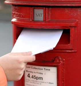 We send your invoices for you via Royal Mail ...